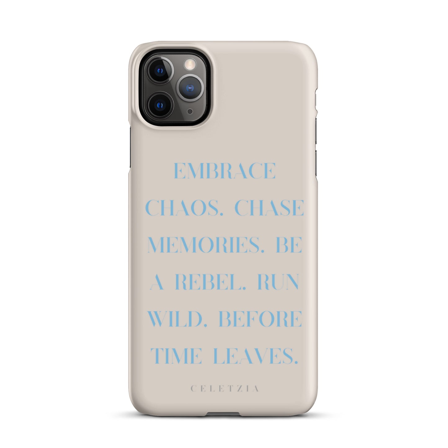 Blue Chaos iPhone Case