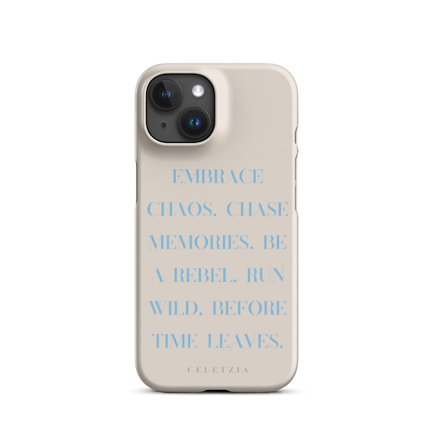 Blue Chaos iPhone Case