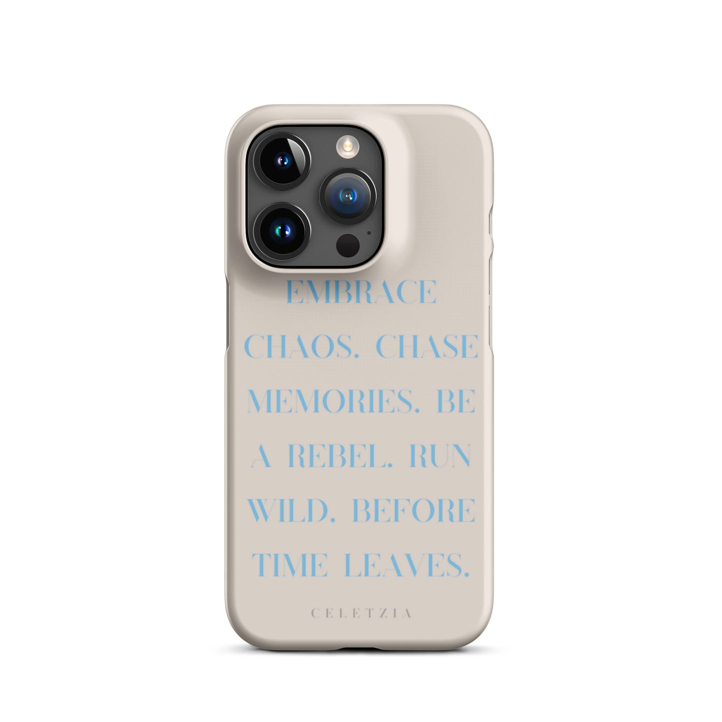 Blue Chaos iPhone Case