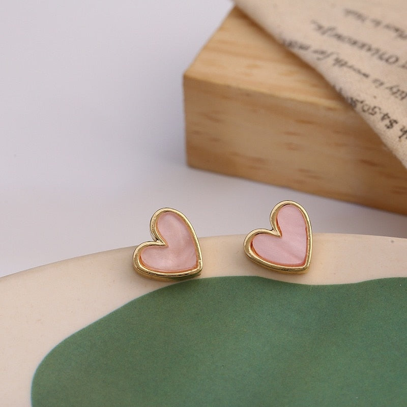 Vintage Heart Earring