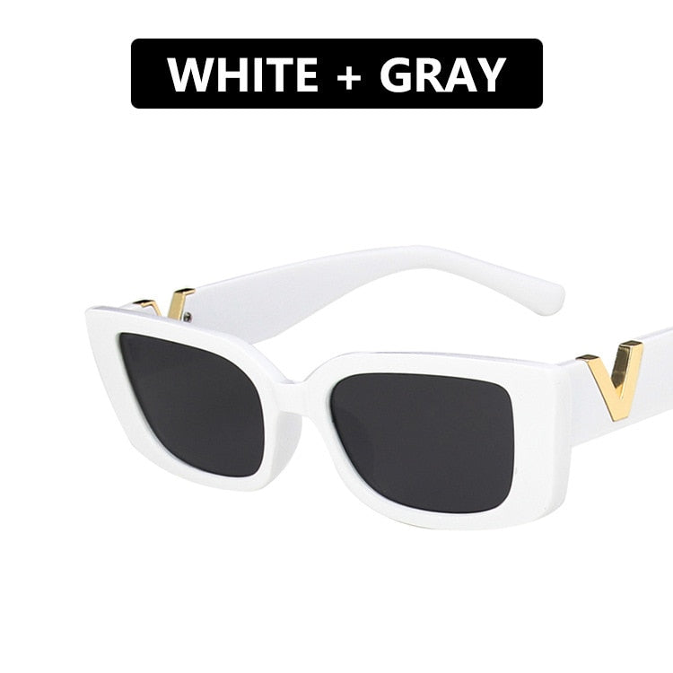 Retro Rectangle Sunglasses