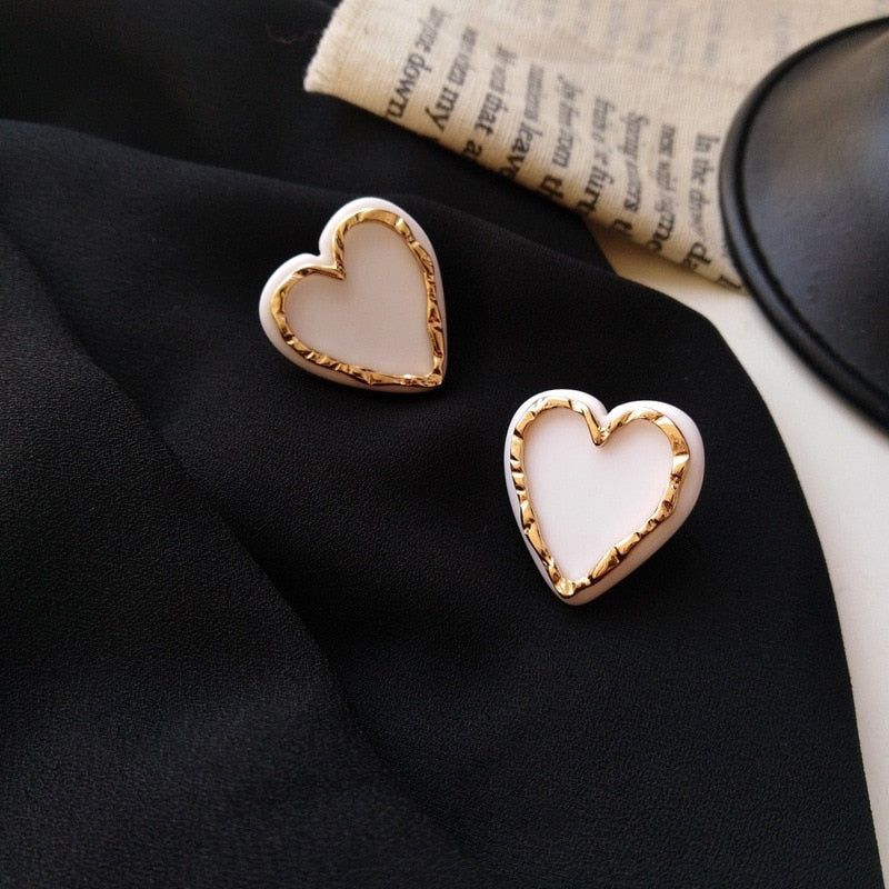 Vintage Heart Earring