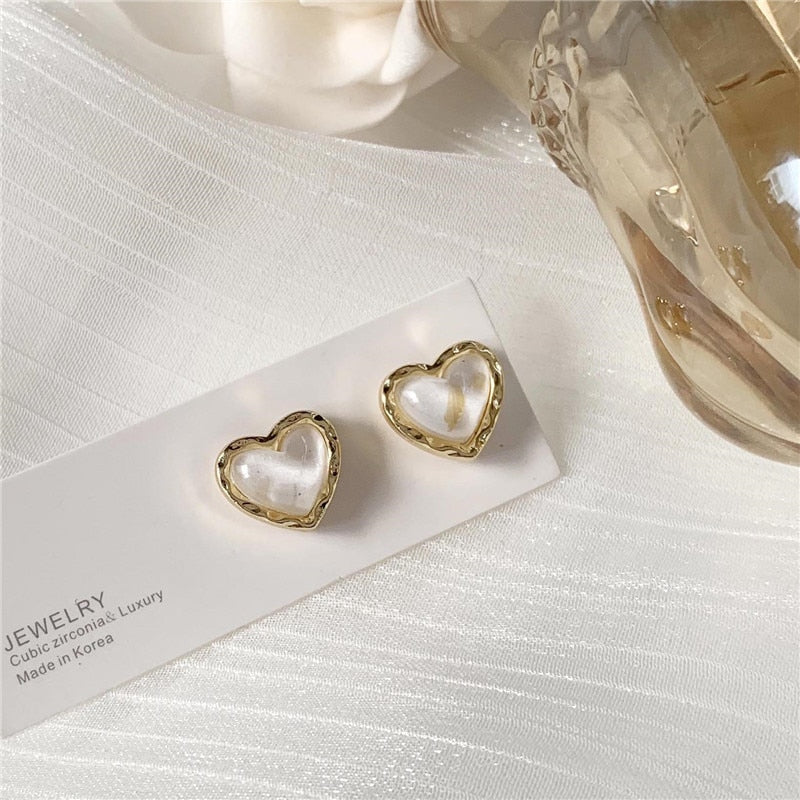 Vintage Heart Earring