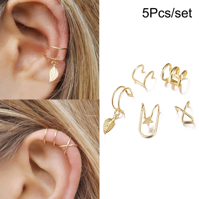 Gold-Silver Earrings