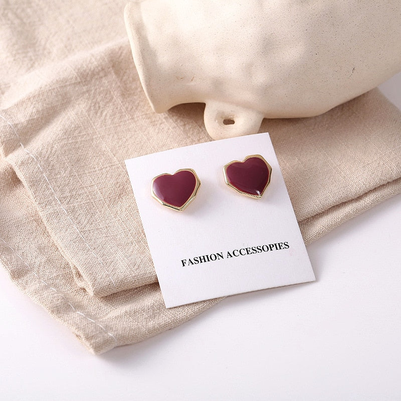 Vintage Heart Earring